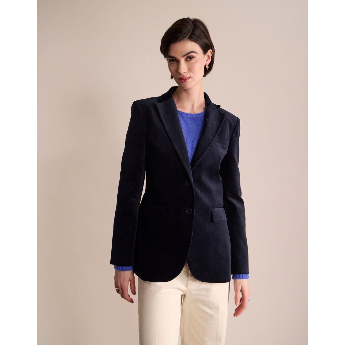Veste Louane bleu marine, INES DE LA FRESSANGE PARIS