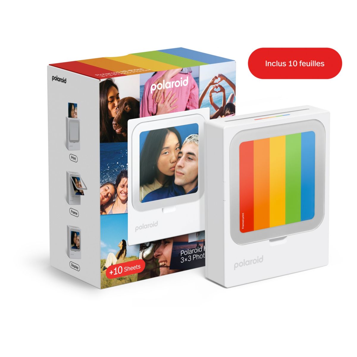 Imprimante photo portable Polaroid Hi Print 3x3 Pocket Photo Print couleur unique, POLAROID
