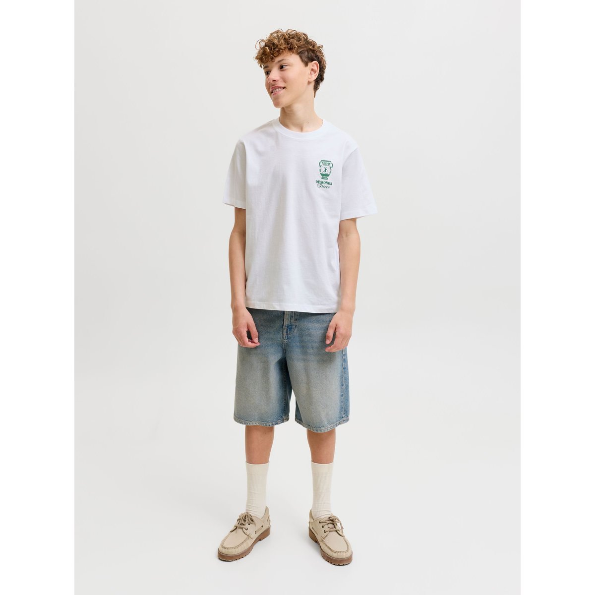 T-Shirt bright white 1, JACK & JONES JUNIOR