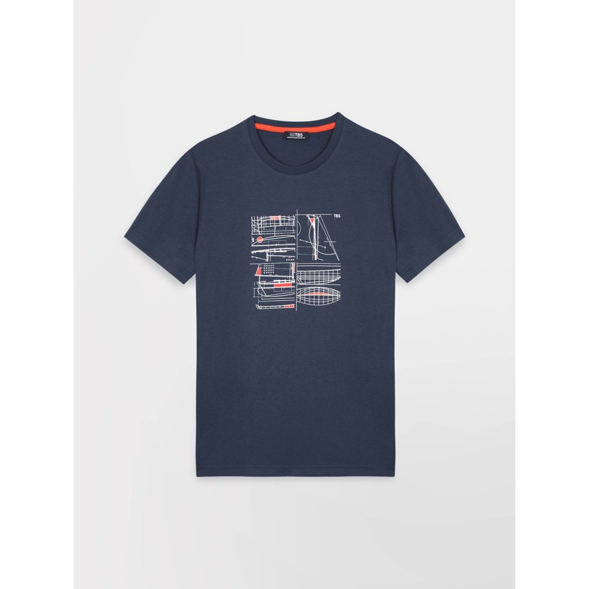 T-shirt manches courtes STANYTEE navy, TBS