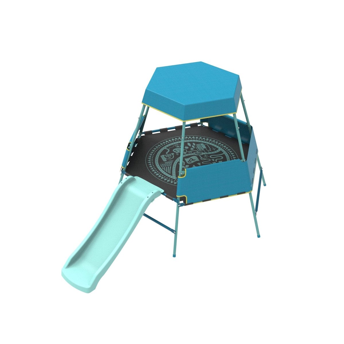 Aire de jeux évolutive AVENTURIER bleu, TP TOYS
