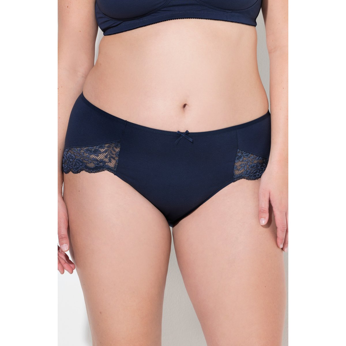 Culottes hautes en lot de 3 bleu nuit, ULLA POPKEN