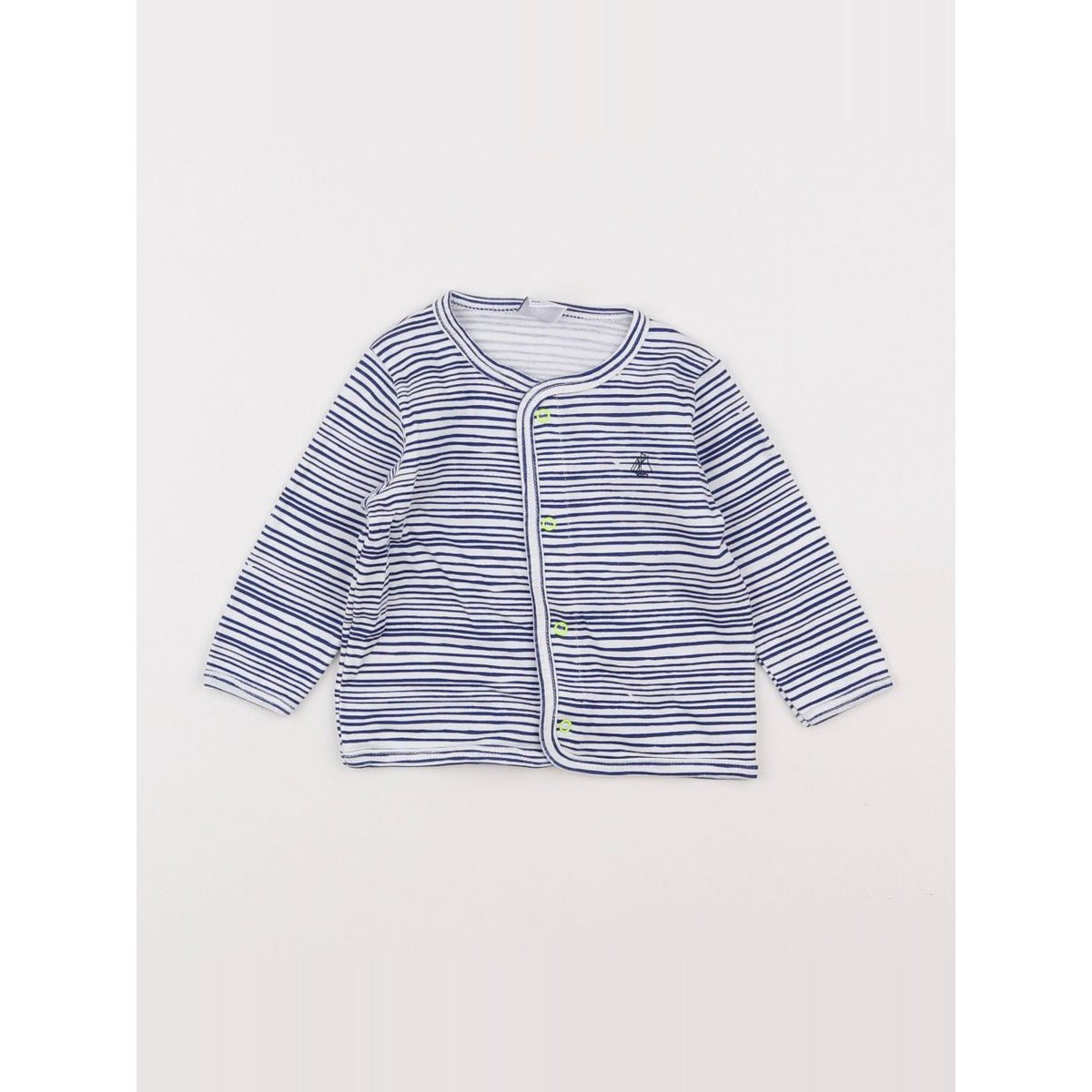 Tee-shirt - Très bon état blanc, bleu, PETIT BATEAU