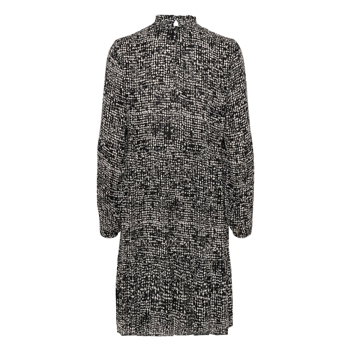Robe noir/blanc graphique a pois black/turtledove graphic dot, KAFFE
