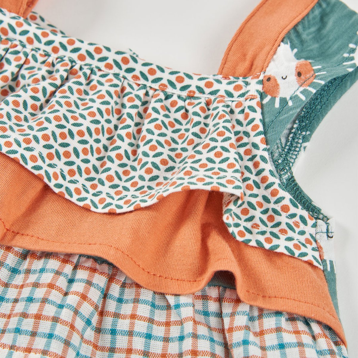 Robe bébé en maille imprimée multicolore, BOBOLI