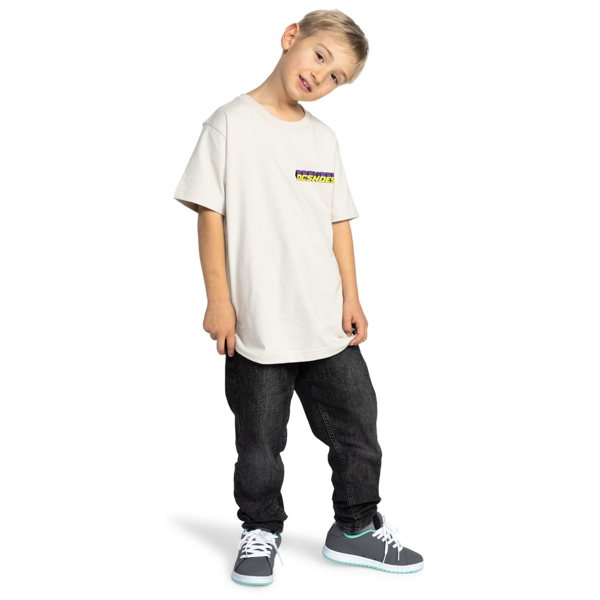 DC Shoes Apparel | Tops Garçon 8-16 ADBZT03300 gris moonstruck, DC SHOES