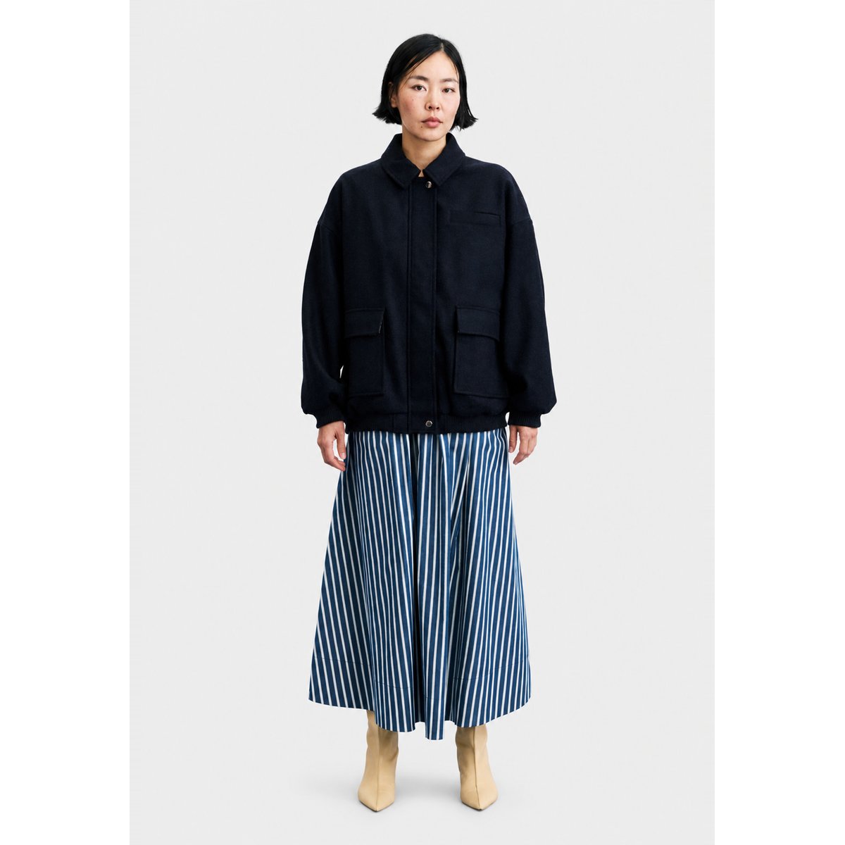 Veste Ilias en coton ILIAS bleu marine, FRNCH