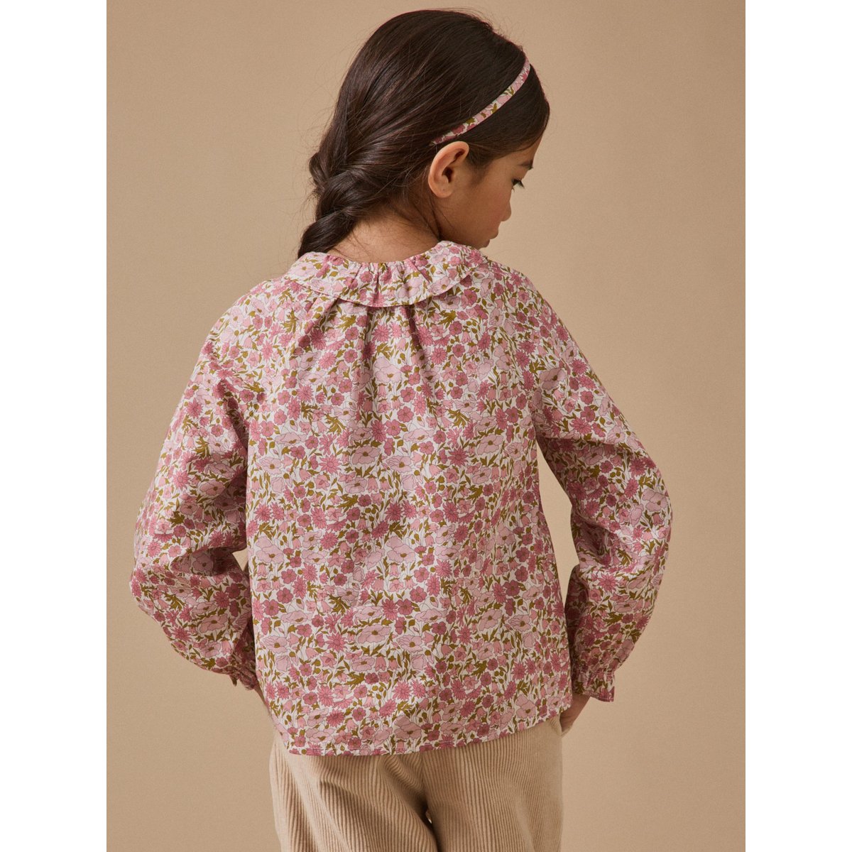 Chemise en tissu Liberty liberty poppy and daisy, CYRILLUS