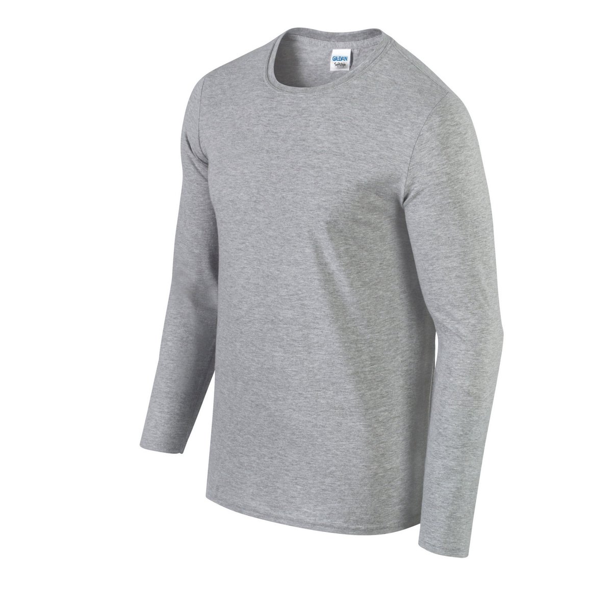 T-shirt SOFTSTYLE gris chiné, GILDAN