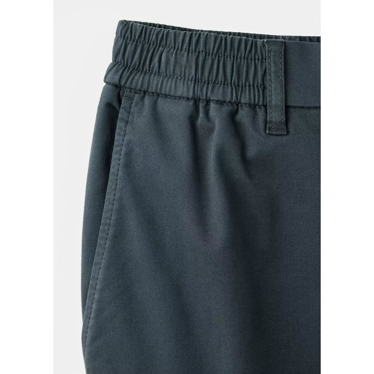 Pantalon droit cargo bleu marine, MANGO TEEN