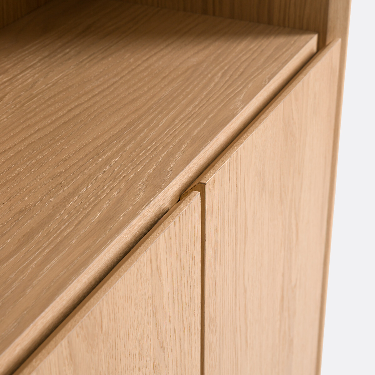 Libreria con 3 nicchie e 3 ante, Norrem color quercia, LA REDOUTE INTERIEURS