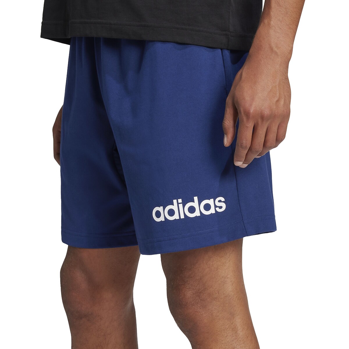 Essentiel Linear Logo Shorts navy blue, ADIDAS SPORTSWEAR