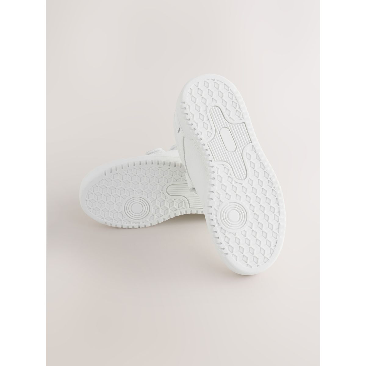 Chaussures d’école à scratch blanc, NEXT