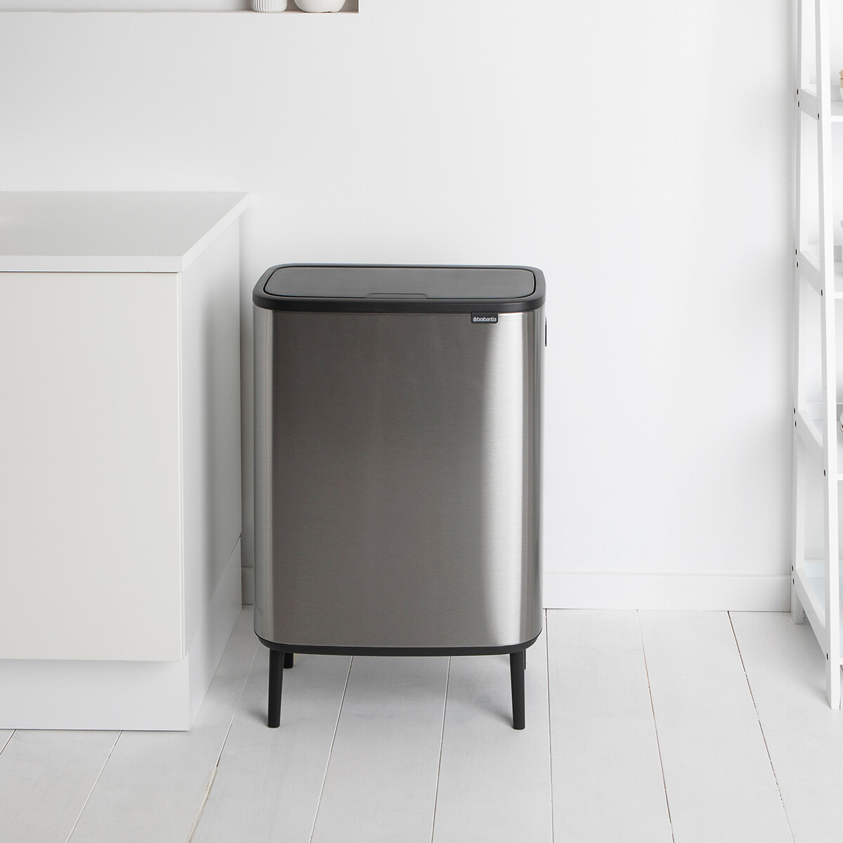 Bo Touch Bin Hi, 2 x 30L matt stainless steel, BRABANTIA
