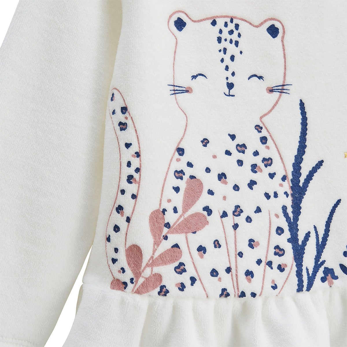 Lot de 2 pyjamas enfant 2 pièces en velours Céleste rose, PETIT BEGUIN