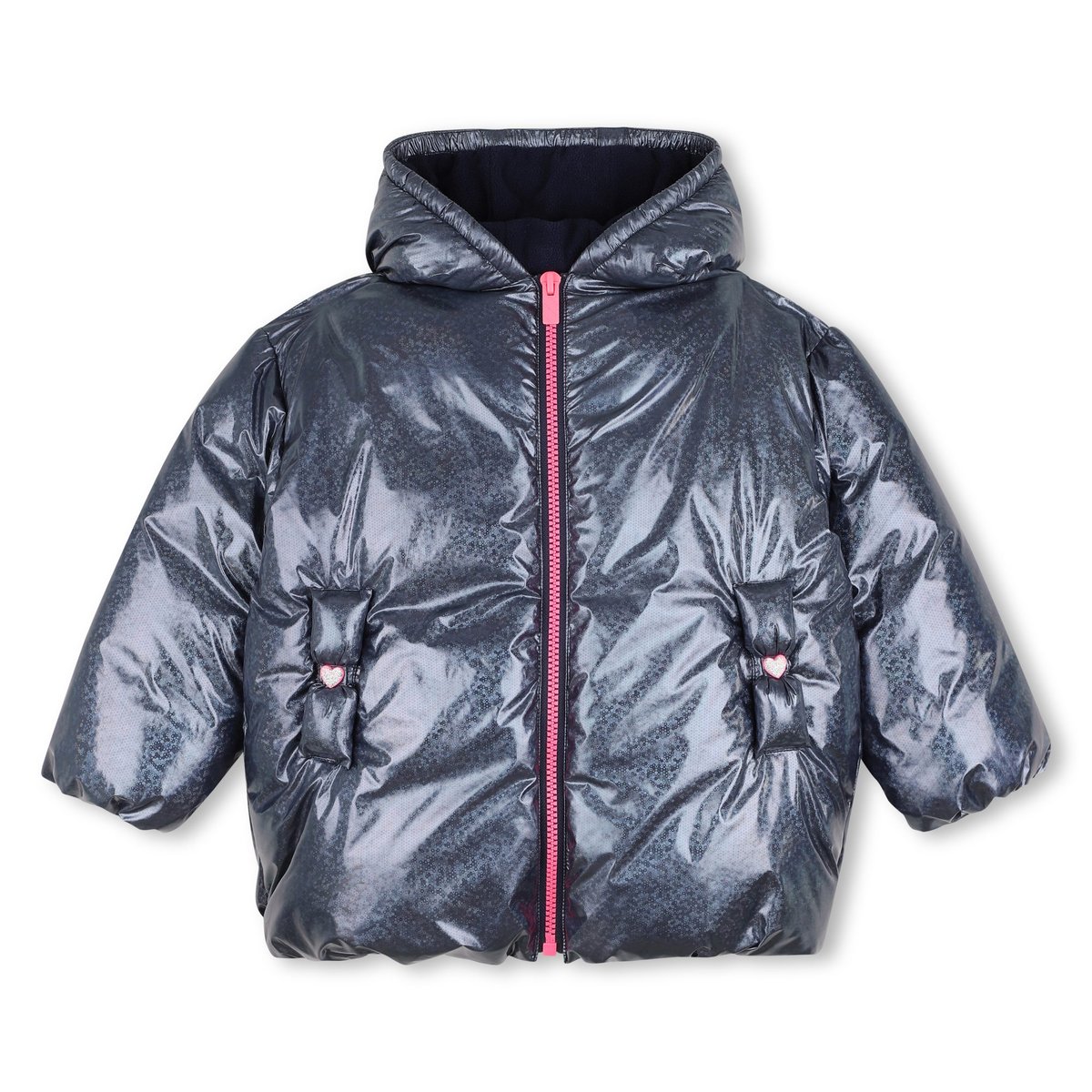 Doudoune à capuche indigo blue, BILLIEBLUSH