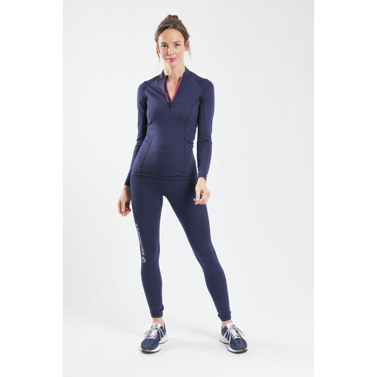 T-shirt technique OLIVIA - Ceramiq® navy, BERMUDES