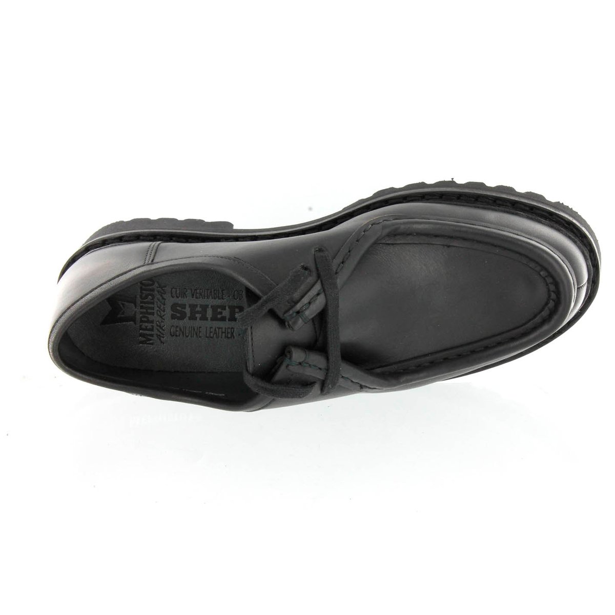 Derbies en cuir PEPPO noir po.p, MEPHISTO
