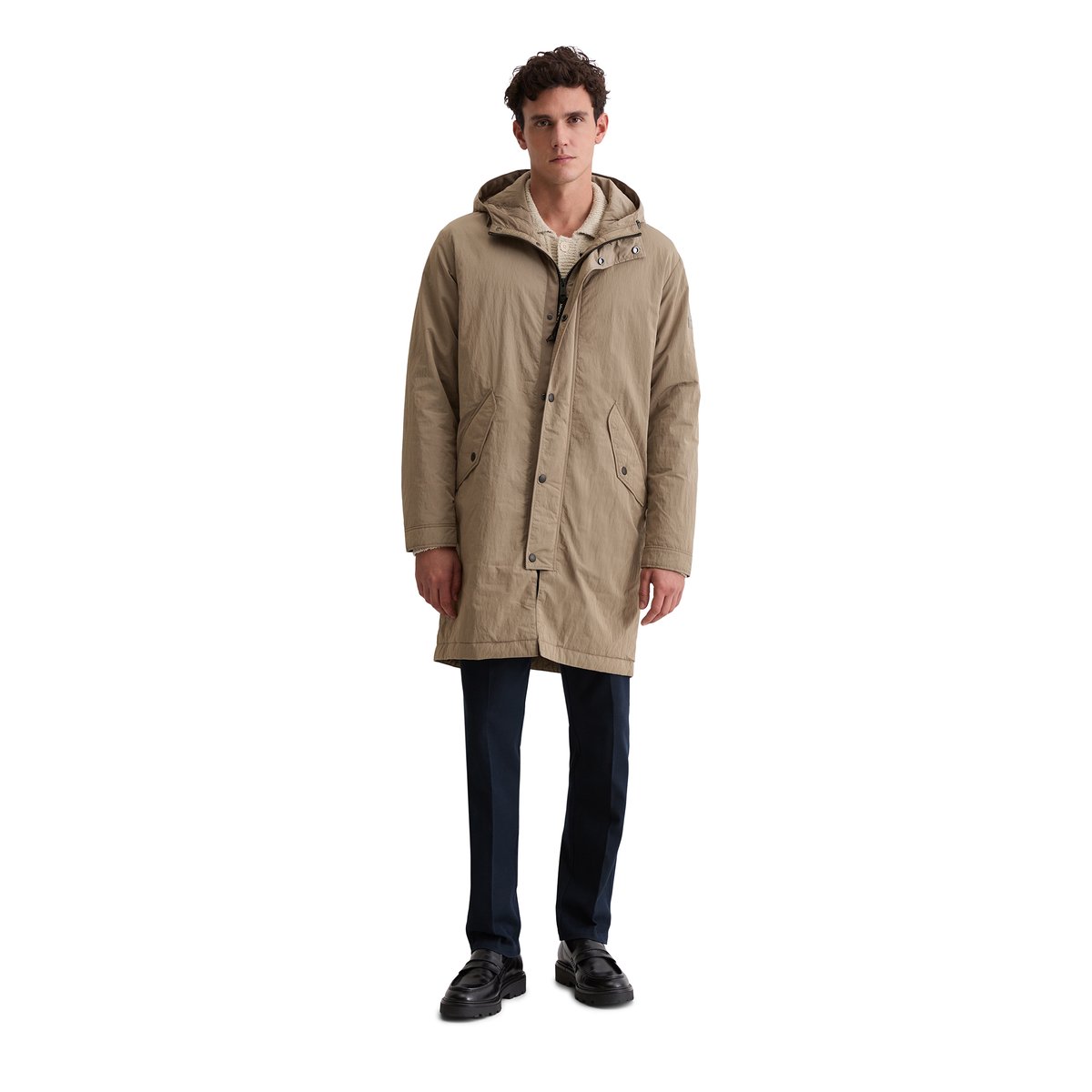 Parka regular avec un léger rembourrage marron, MARC O'POLO