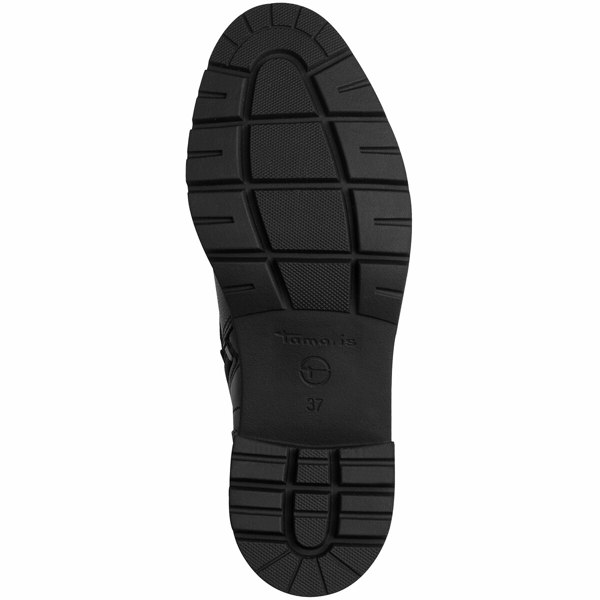 Lace-Up Ankle Boots with Heel black, TAMARIS