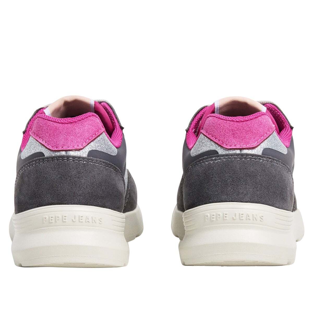 Baskets Avec Détails Paillettés gris foncé, PEPE JEANS