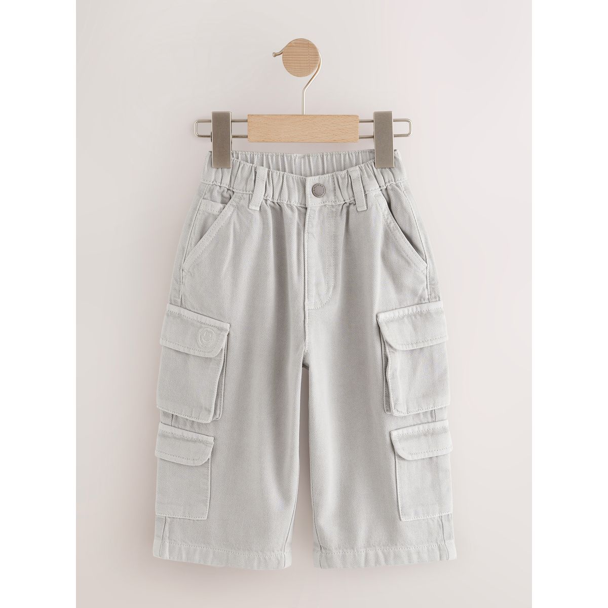 Jean cargo coton gris, NEXT