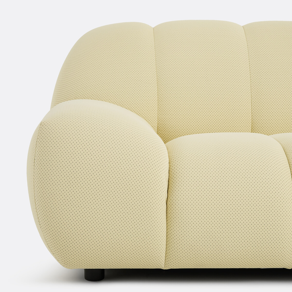 XL-Sessel, gesteppter Stoff, NURIA gelb, LA REDOUTE INTERIEURS