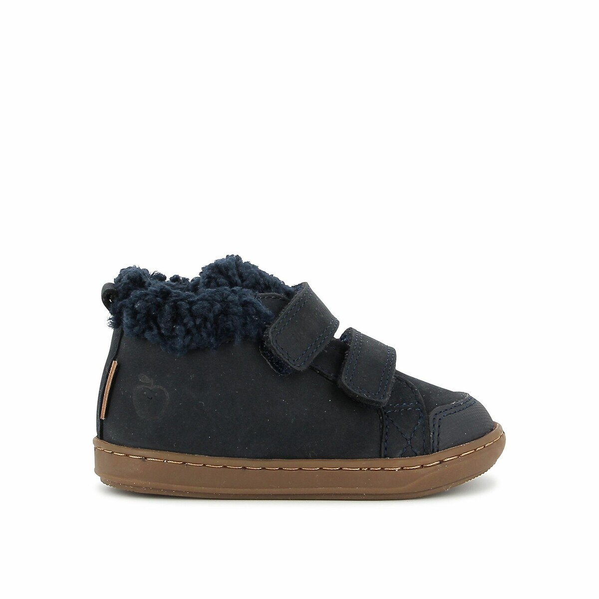 Baskets Bouba Scratch Wool bleu marine, SHOO POM