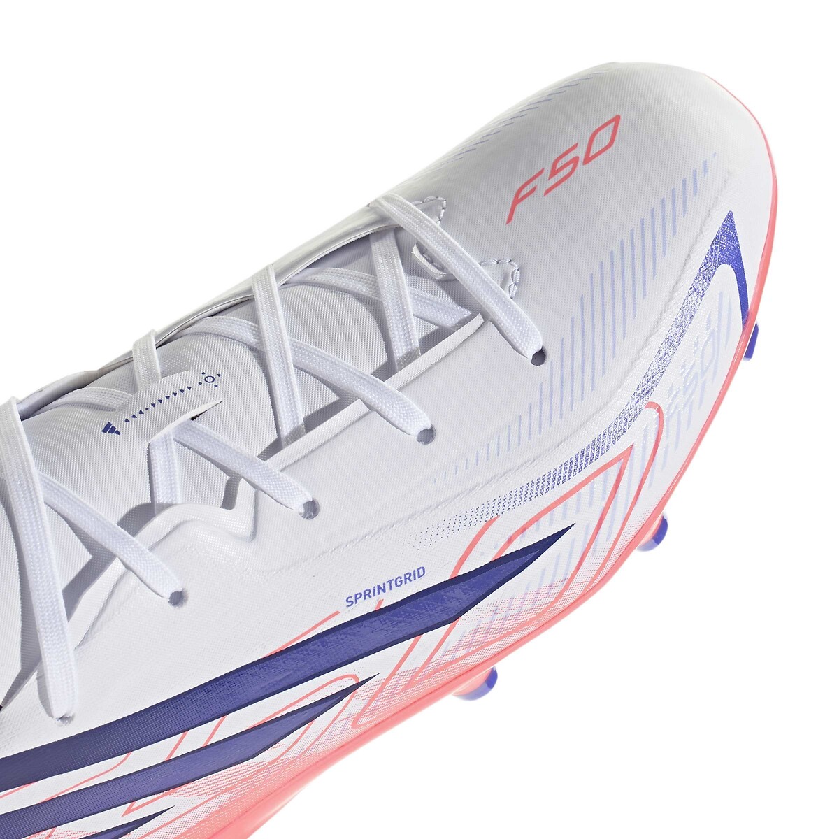 Kids F50 Hyperfast League FG Trainers white/mauve, adidas Performance