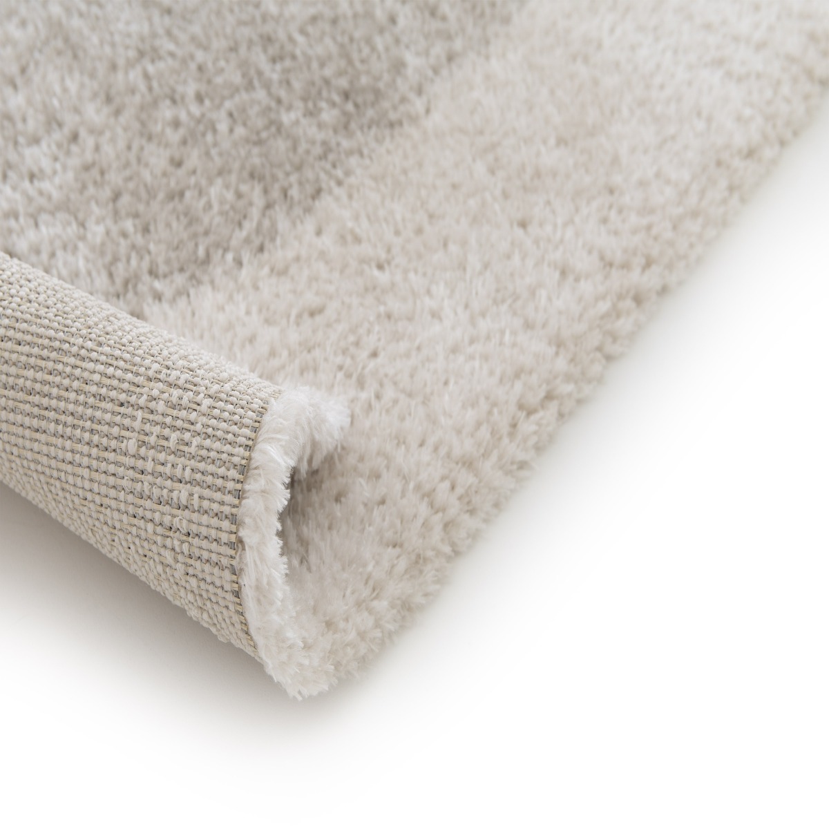 Tapis doux design géométrique moderne multi MAYA LUDIQUE beige, gris, THE DECO FACTORY
