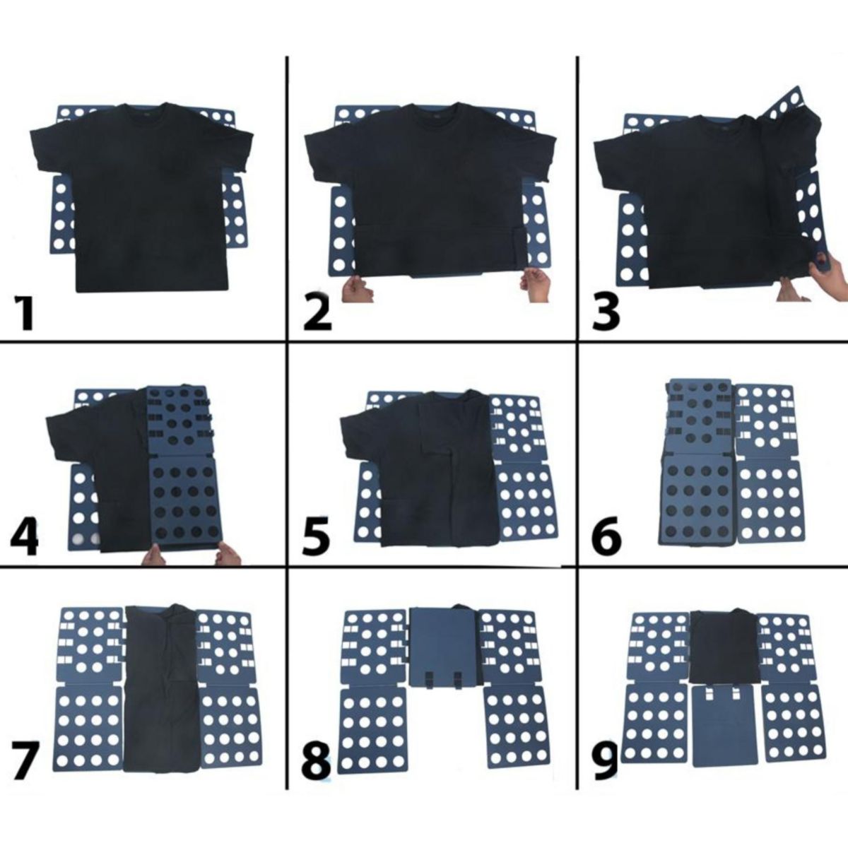 PLANCHE à plier le linge - Organisation optimale et gain de place couleur unique, ESSENTIEL B