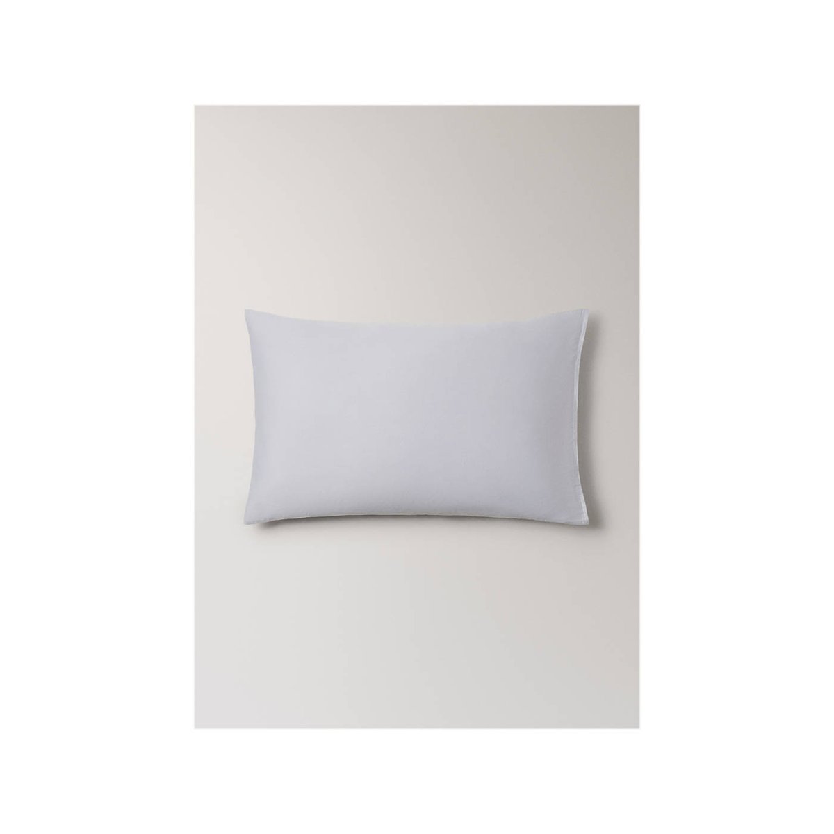 Deux taies d’oreiller en satin double surpiqûre 50x75 cm violet clair/pastel, MANGO HOME