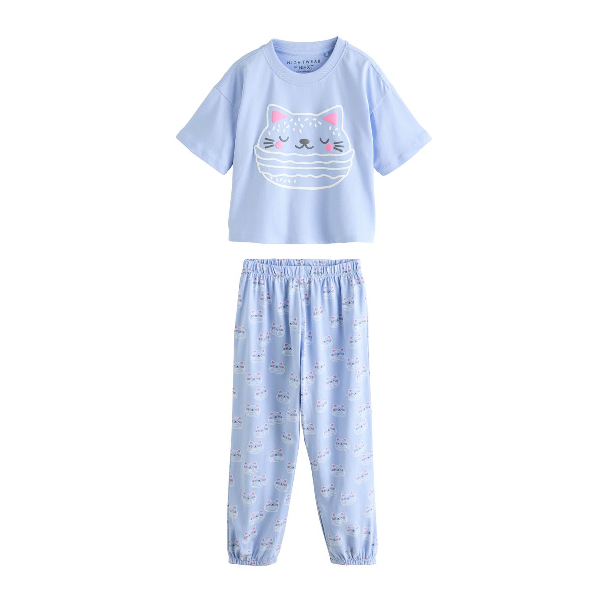 Pyjama, lot de 3 bleu/rose, NEXT