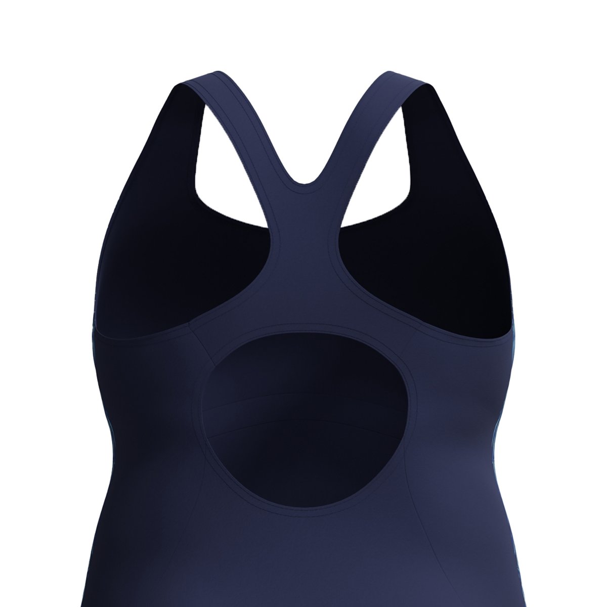 Maillot de bain 1 pièce dos nageur motif/style imprimé PLACEMENT MEDALIST bleu marine, SPEEDO