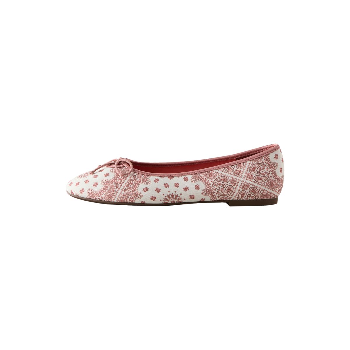 Ballerines en raphia bandana forever comfort® rose/blanc, NEXT