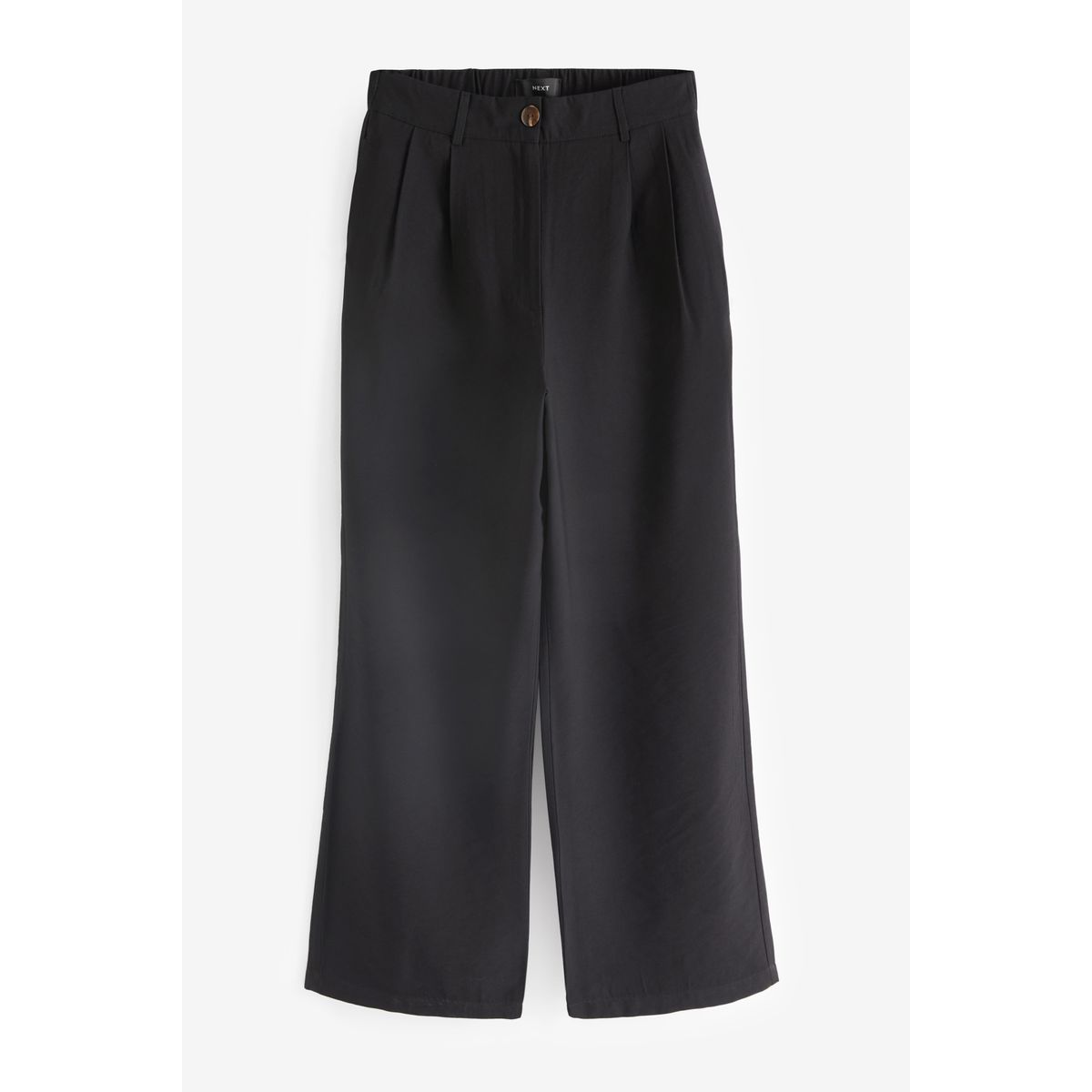 Pantalon large avec élastique au dos noir, NEXT