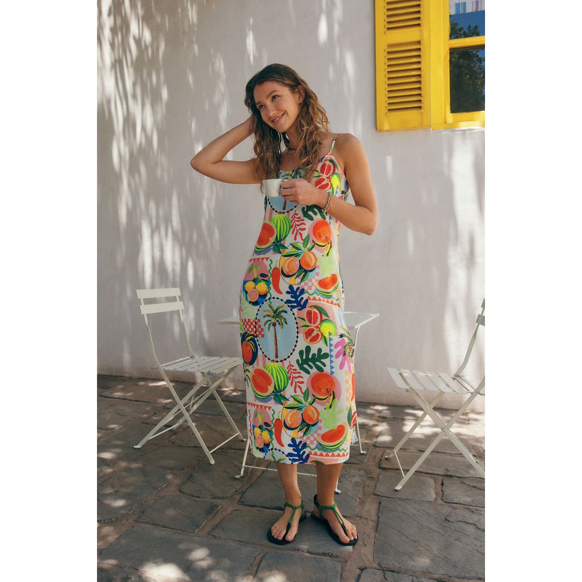 Mini robe d'été rose/orange, NEXT