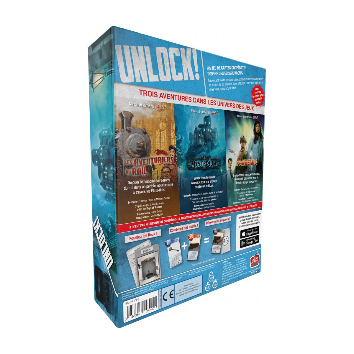 Unlock ! Games Adventures couleur unique, ASMODEE