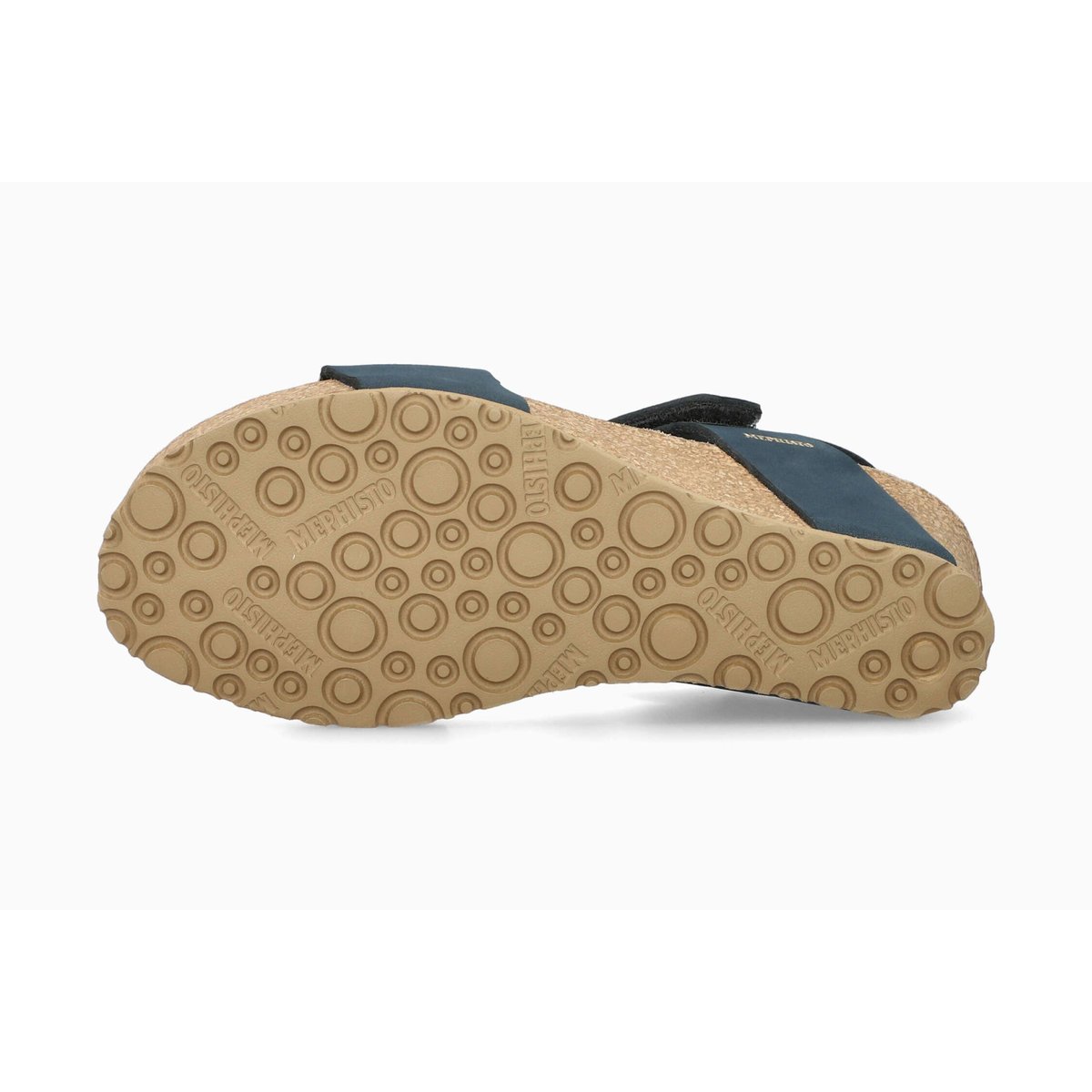 Sandales en cuir LEONORE bleu navy 5149, MEPHISTO