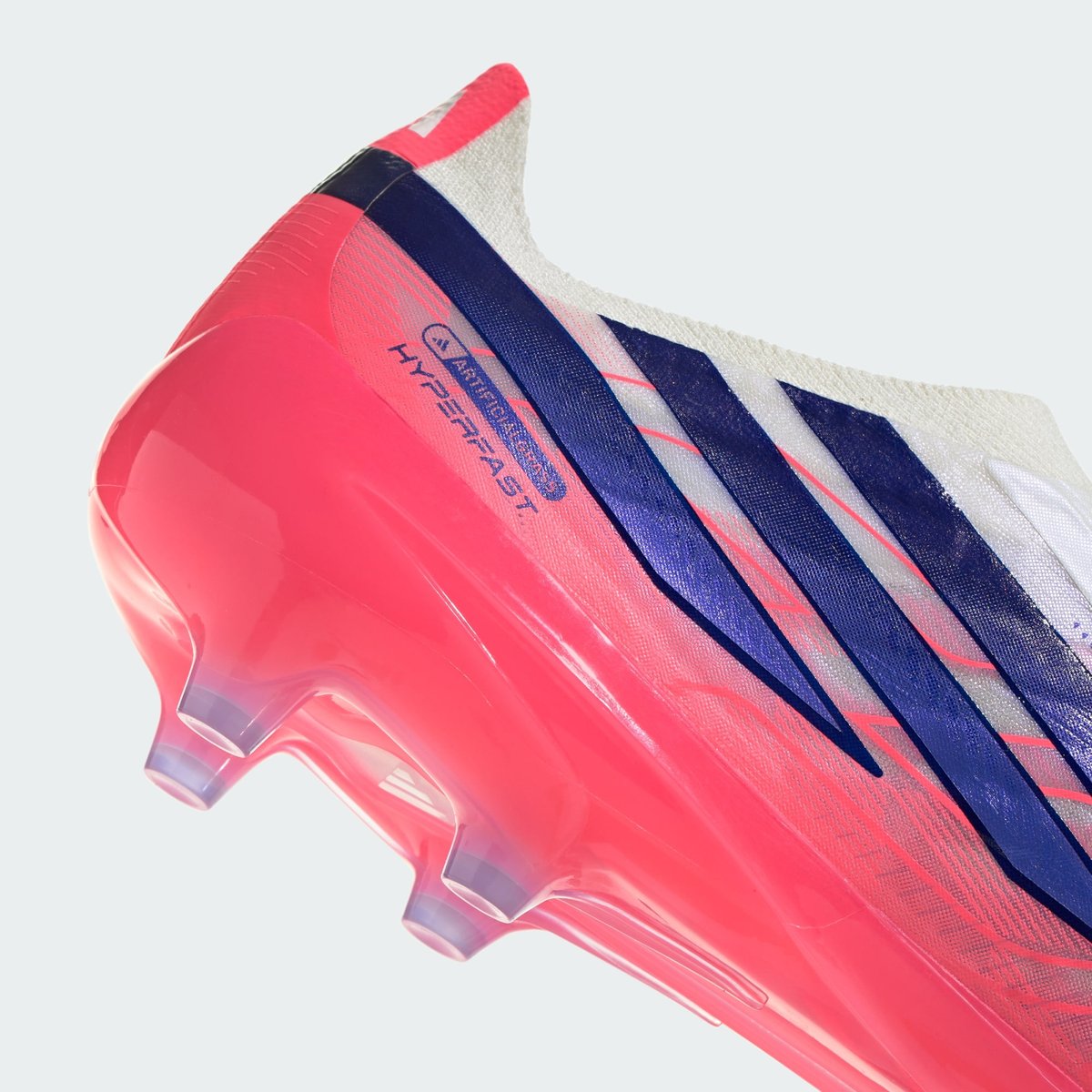 Chaussure De Football Sans Lacets F50 Hyperfast Pro Terrain Synthétique Chaussure De Football Sans Lacets F50 Hyperfast Pro Terrain Synthétique cloud white / solar purple / solar turbo, adidas Performance