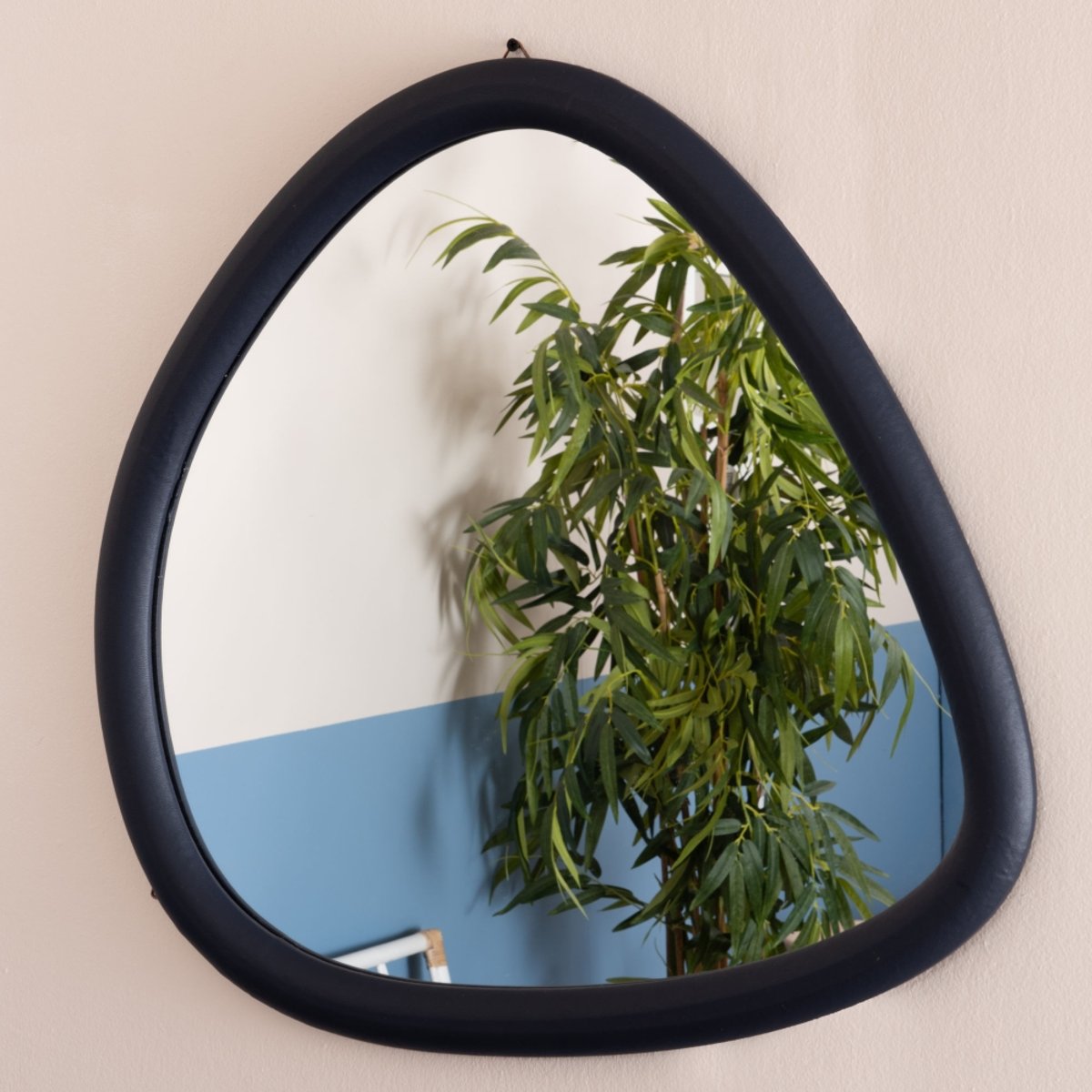 Miroir bohème Simili 60x63 noir, AMADEUS
