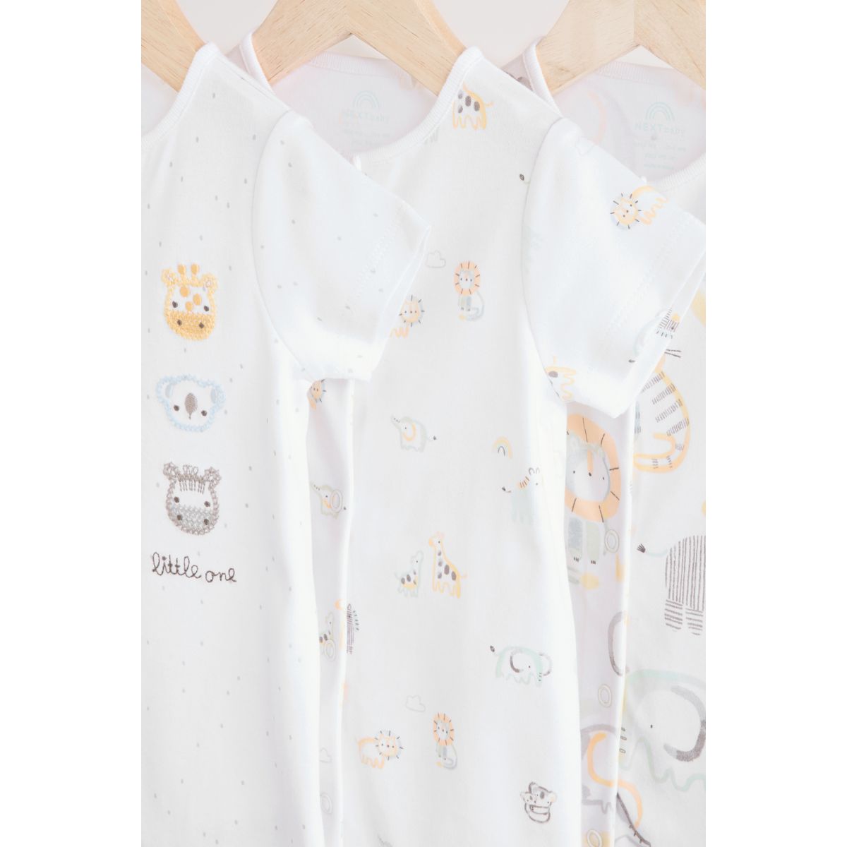 Barboteuse bébé, lot de 3 blanc, NEXT