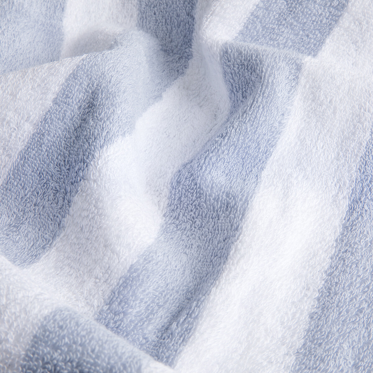 Dani 500g Bath Towel blue/white, LA REDOUTE INTERIEURS