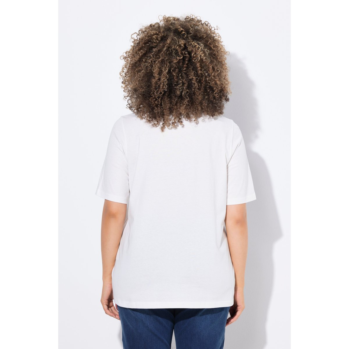 T-shirt imprimé mannequins blanc cassé, ULLA POPKEN