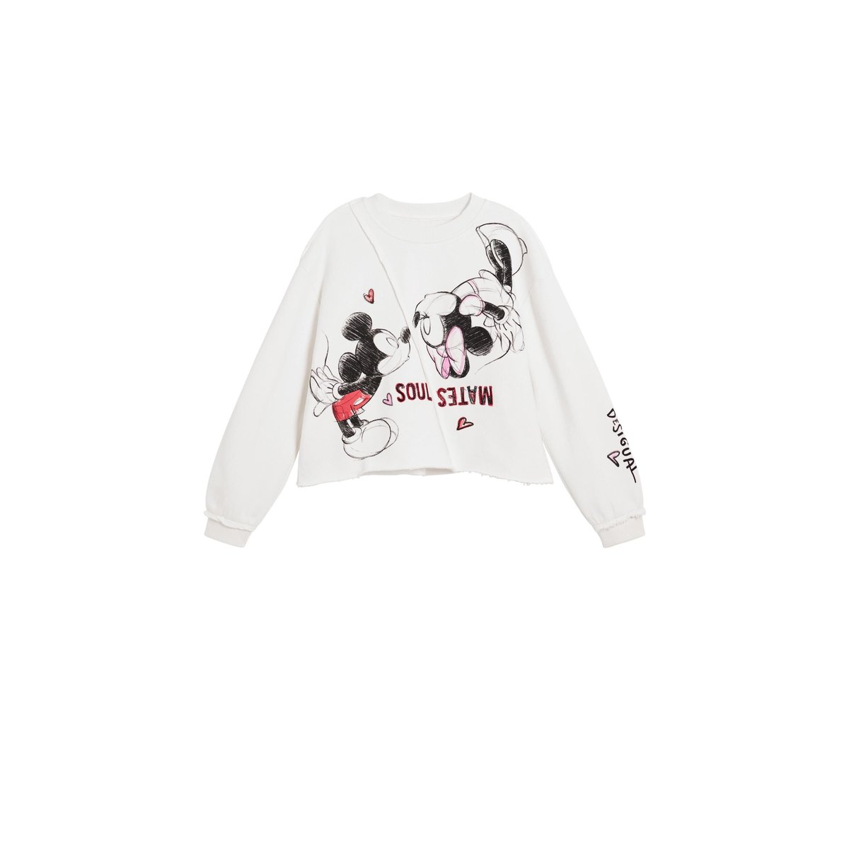 Sweat-shirt Mickey Mouse™ Kiss beige, DESIGUAL