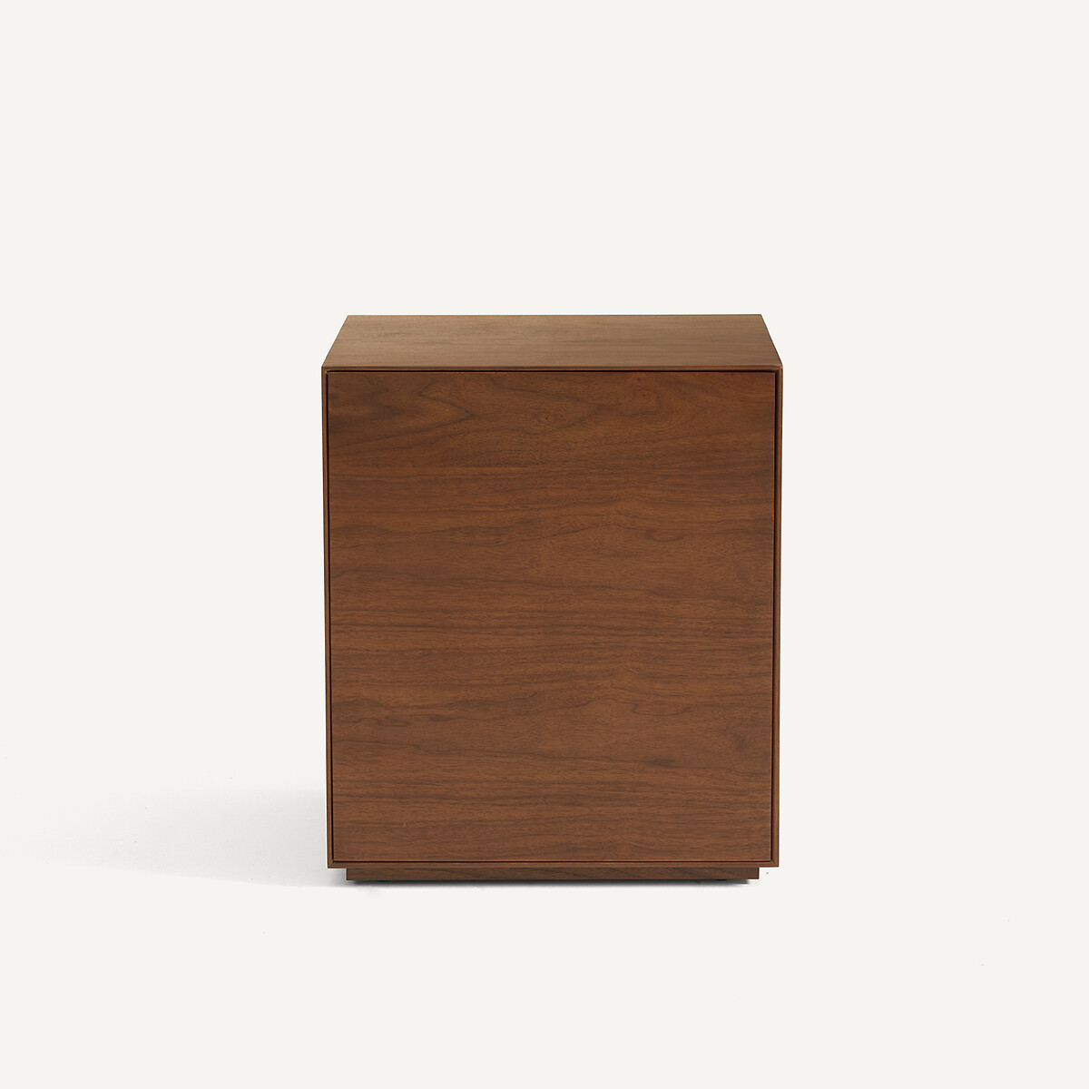 Caisson bureau 1 porte en MDF plaqué noyer, MIKUBE noyer, AM.PM