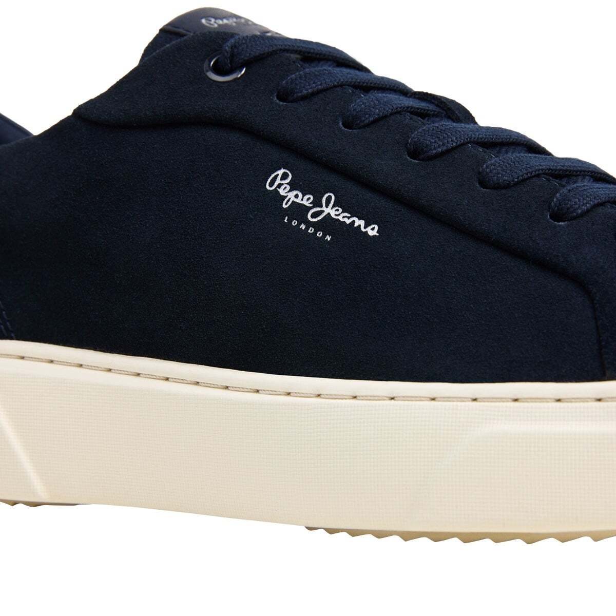Colins - Baskets En Daim À Semelle Cupsole marine, PEPE JEANS