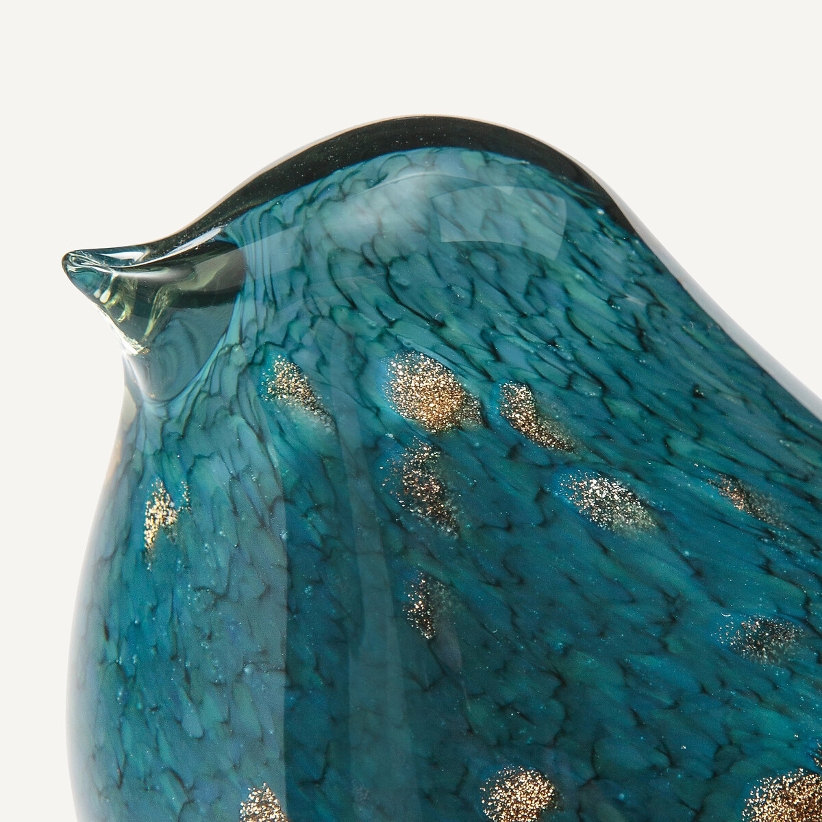 Oiseau décoratif en verre Abby bleu, AM.PM