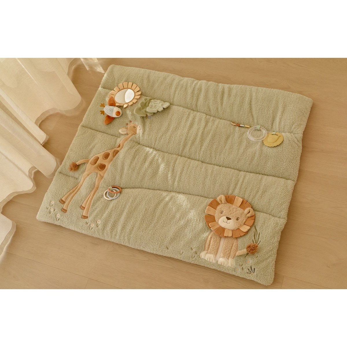 Tapis de parc jaune, vert, LITTLE DUTCH