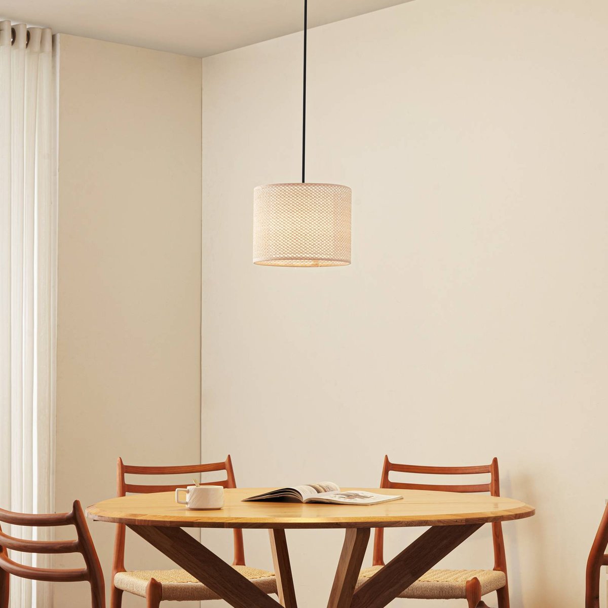 Suspension traditionnelle, Soula beige, LINDBY